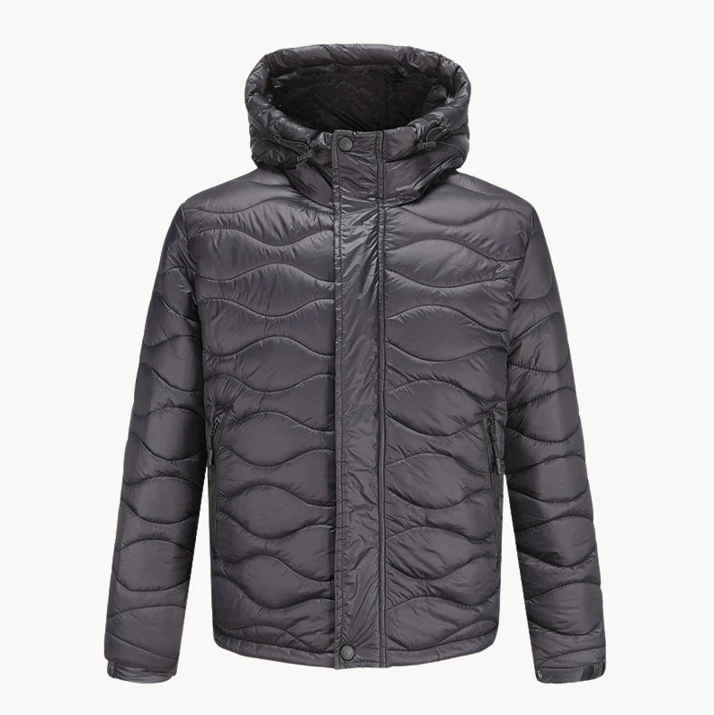Chaqueta cortavientos hombre ligera deportiva impermeable térmica capucha - Orlando