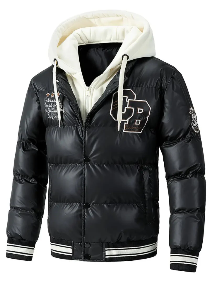 Chaqueta invierno hombre capucha impermeable térmica aislante ajustable - Otto