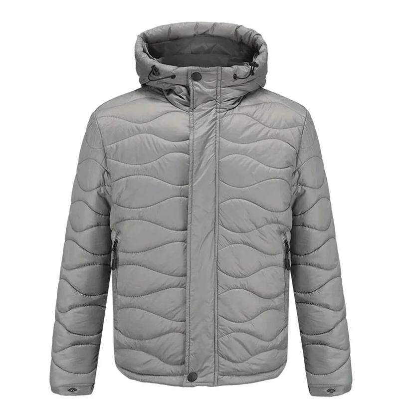 Chaqueta cortavientos hombre ligera deportiva impermeable térmica capucha - Orlando