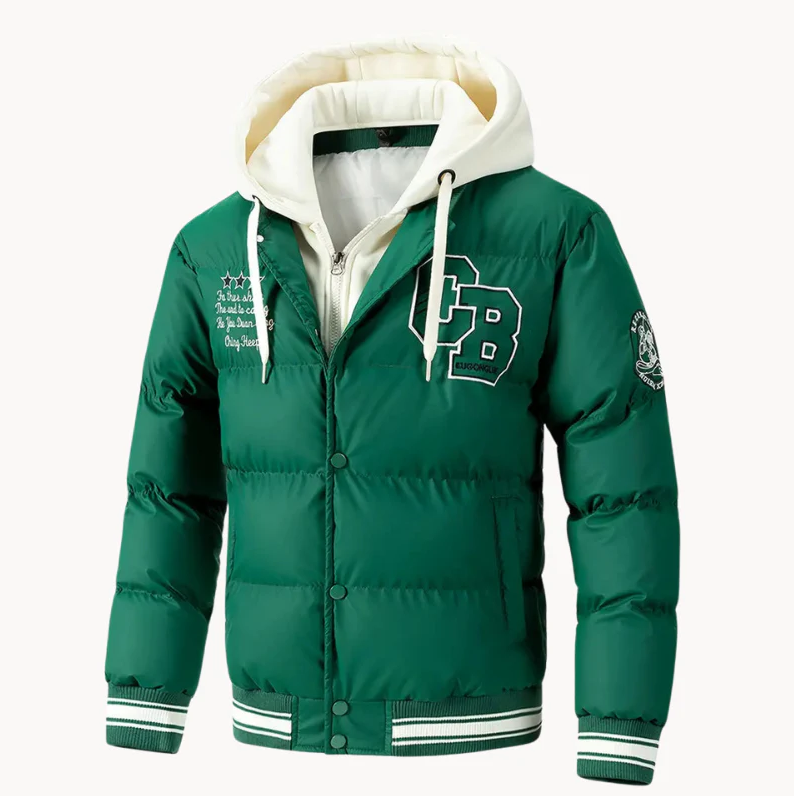 Chaqueta invierno hombre capucha impermeable térmica aislante ajustable - Otto