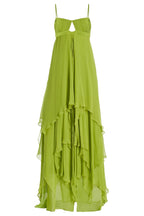Vestido maxi con abertura frontal para mujer - Helga