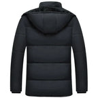 Chaqueta puffer hombre capucha aislamiento cálida resistente duradera invierno - Wayne