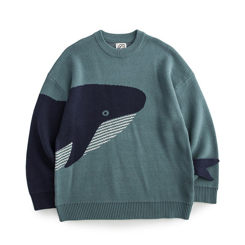 Jersey de punto de inspiración artística para hombre - Nivaro