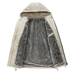 Chaqueta térmica ligera para hombre con capucha y forro interior - Orven