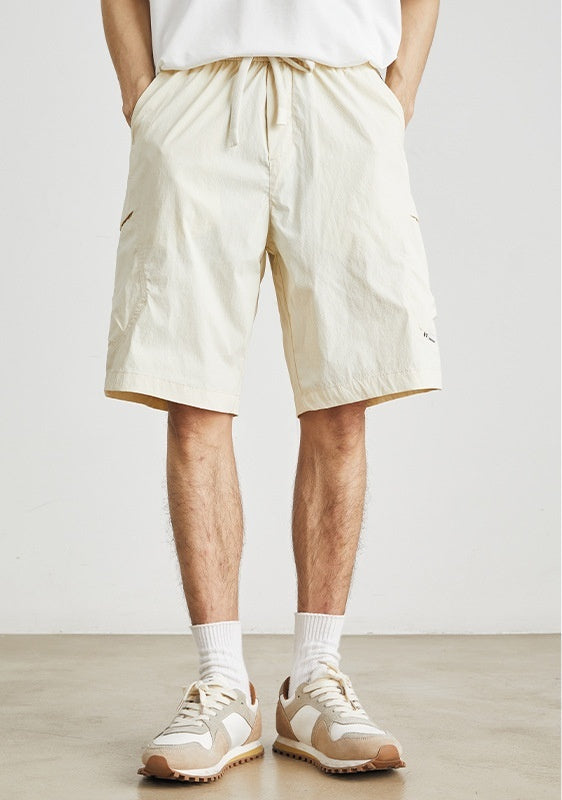 Shorts ligeros con bolsillos laterales y cordón ajustable para hombre - Calvin