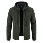 Cárdigan para hombre con capucha y forro interior - Rynor