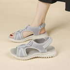 Sandalias ortopédicas con doble tira ajustable y plantilla ergonómica - Sarel