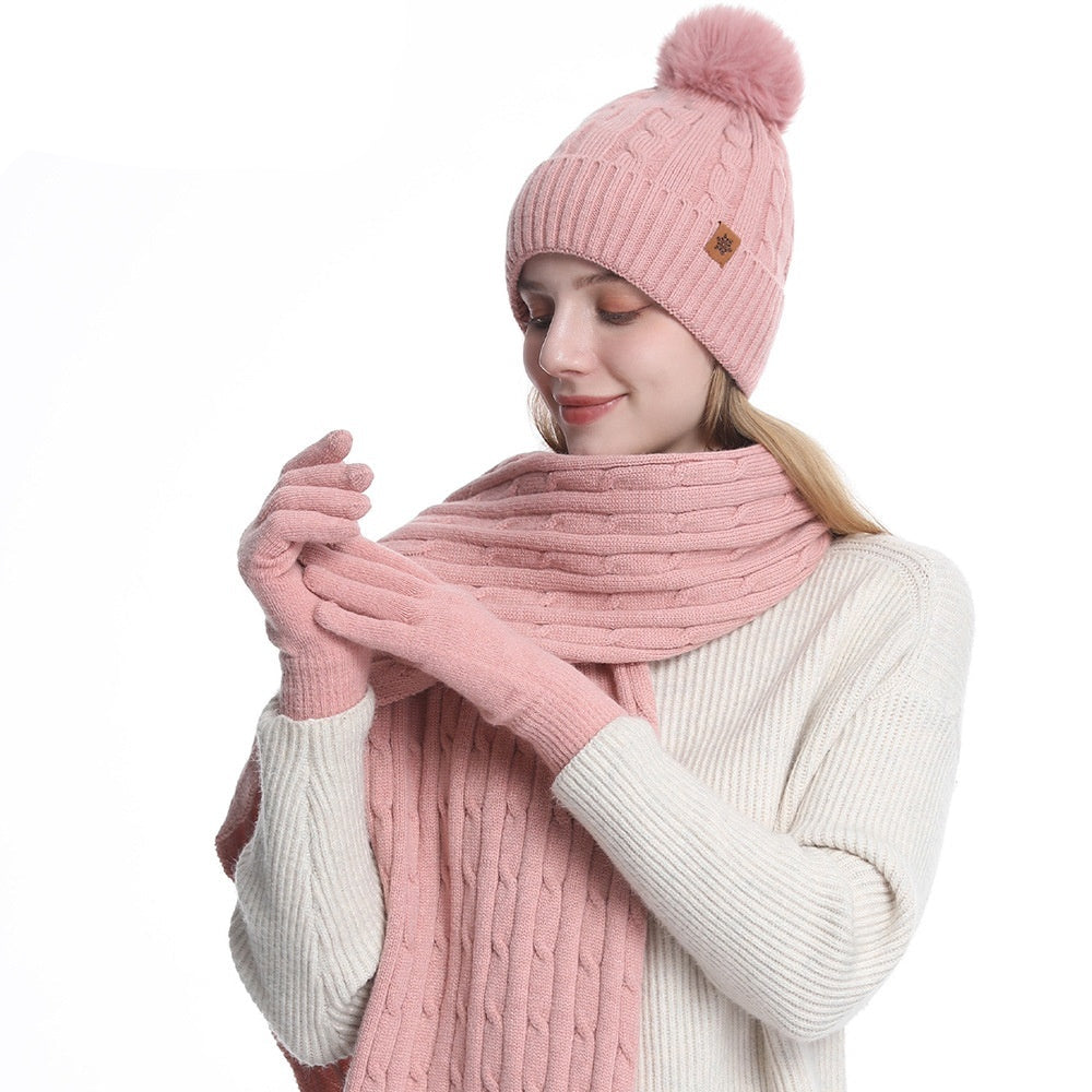 Conjunto gorro bufanda y guantes - Avenia
