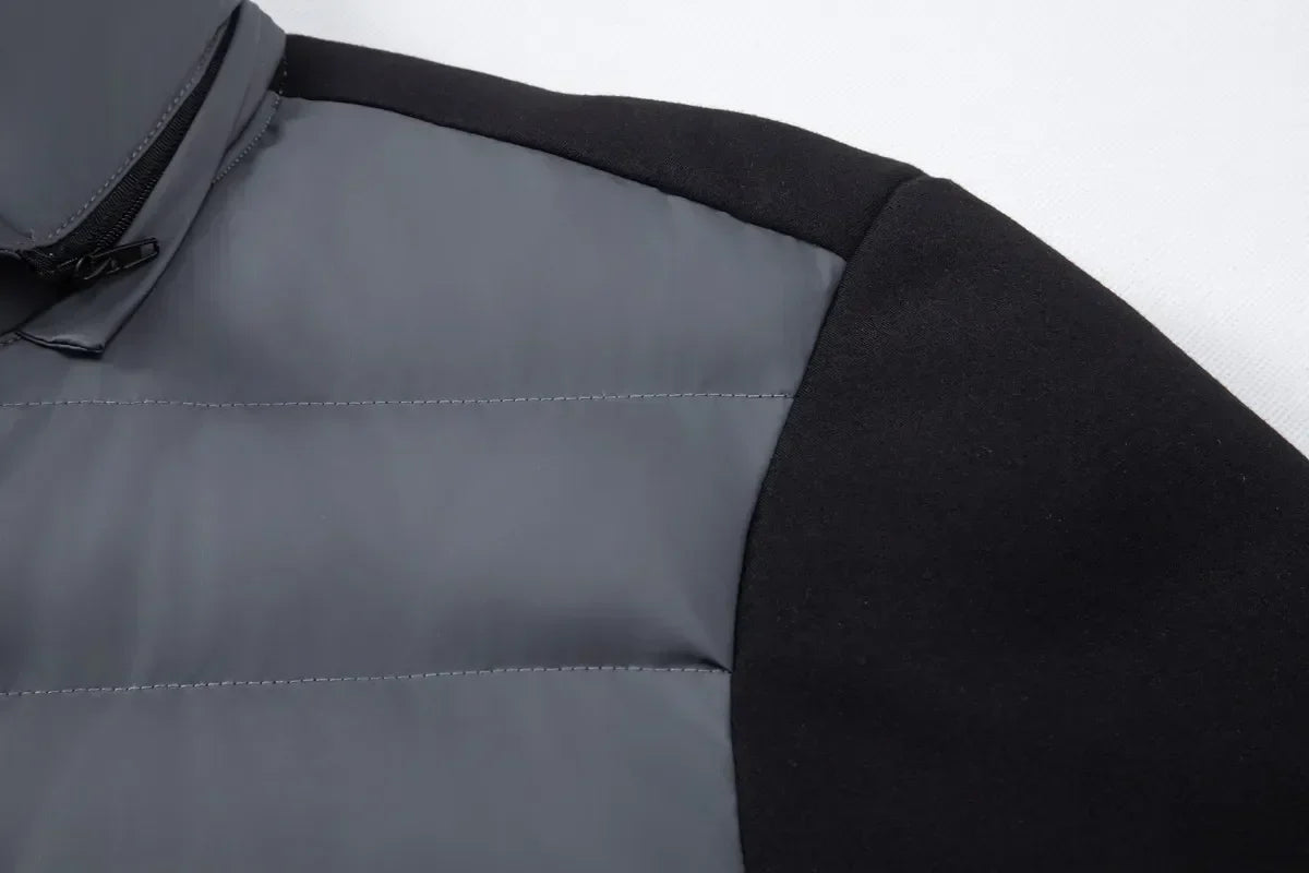 Abrigo invierno hombre informal capucha algodón contemporáneo cálido versátil - Luc