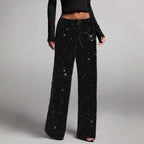Pantalón para mujer efecto lentejuelas - Lyrane