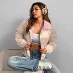 Chaqueta para mujer efecto acolchado - Ilara