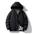 Chaqueta térmica ligera para hombre con capucha y forro interior - Orven