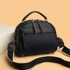 Bolso de mano para mujer de cuero sintético texturizado estilo estructurado - Marcela