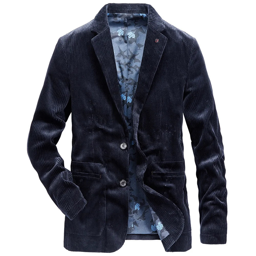 Blazer de pana con cierre de botones - Emmett