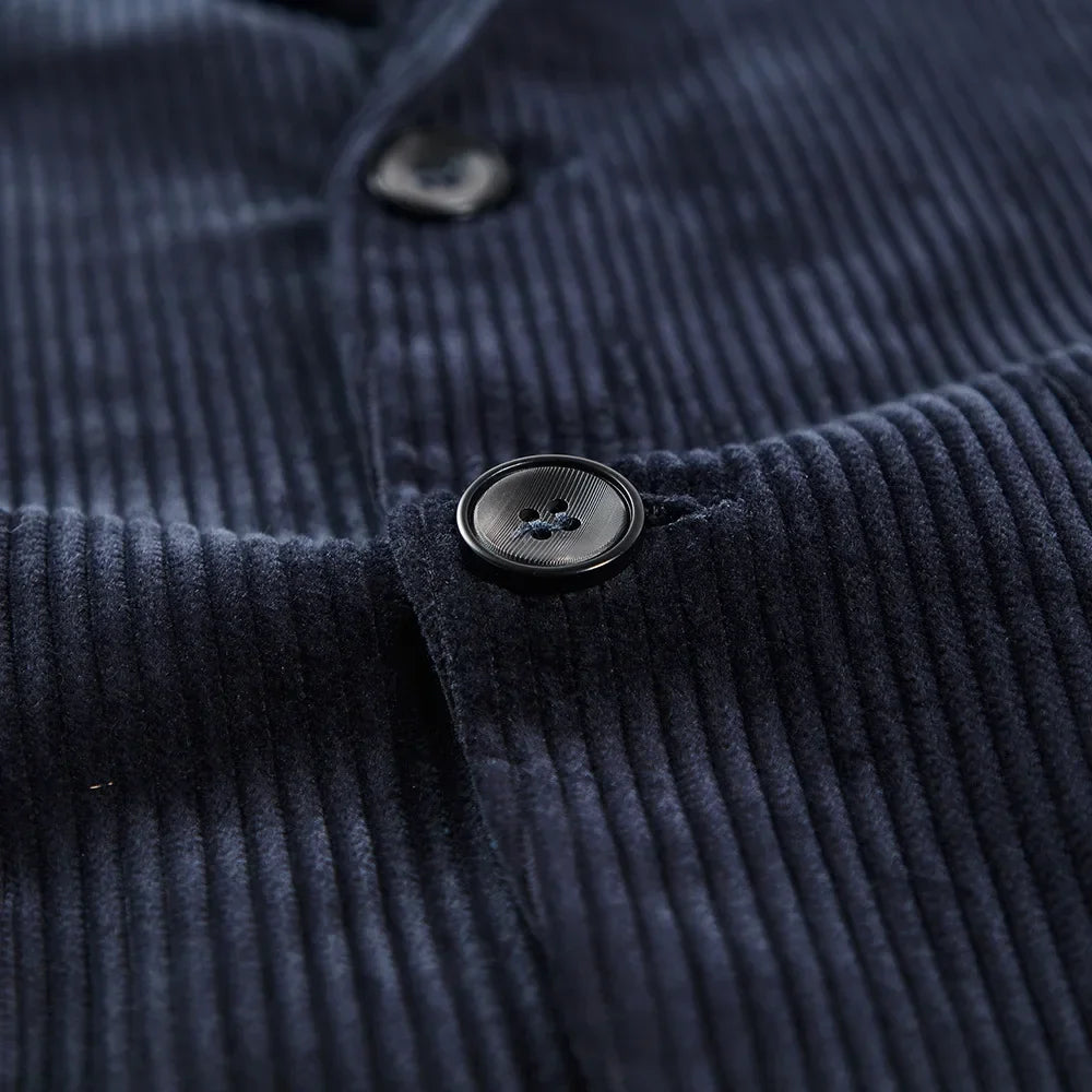 Blazer de pana con cierre de botones - Emmett