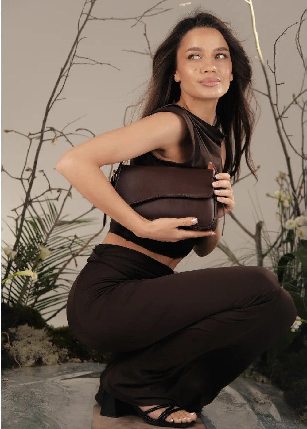 Bolso mujer tipo baguette minimalista - Aria