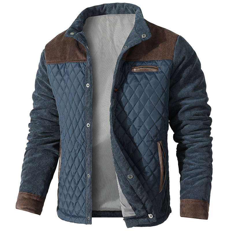 Chaqueta hombre urban casual ripstop forrada resistente moderna versátil - Dakusy