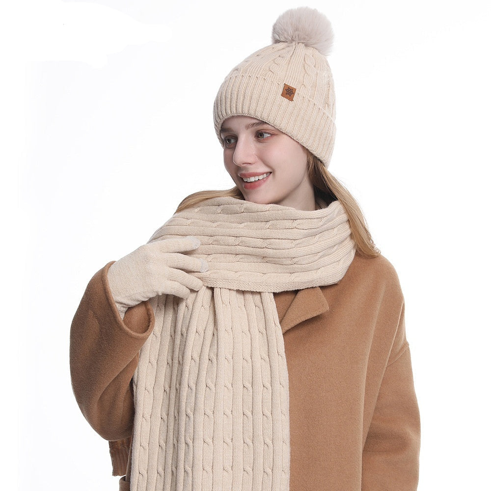 Conjunto gorro bufanda y guantes - Avenia
