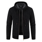 Cárdigan para hombre con capucha y forro interior - Rynor
