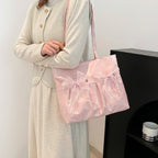 Bolso tote mujer lazos decorativos estilo universitario - Amelia