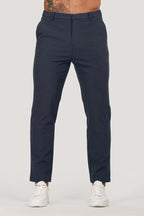 Pantalones rectos de traje para hombre - Jorund