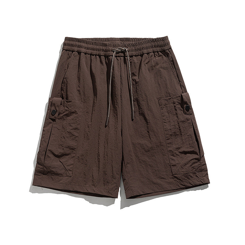 Shorts deportivos dryfit con bolsillo lateral para hombre - Orion