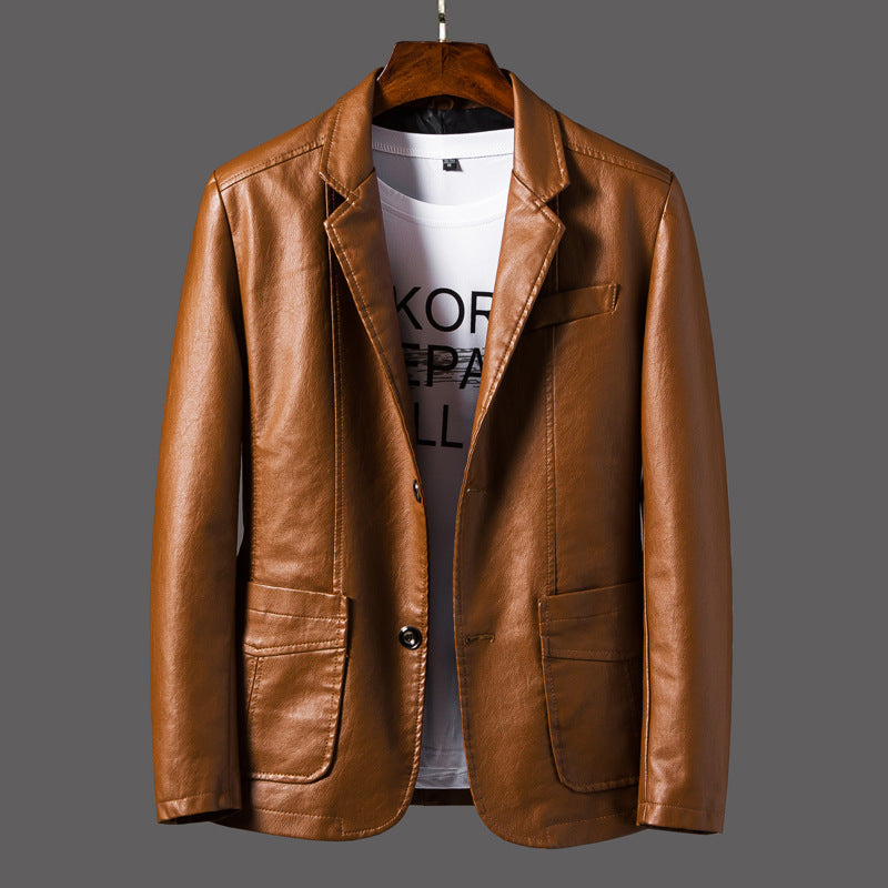 Chaqueta para hombre efecto piel lisa - Maël