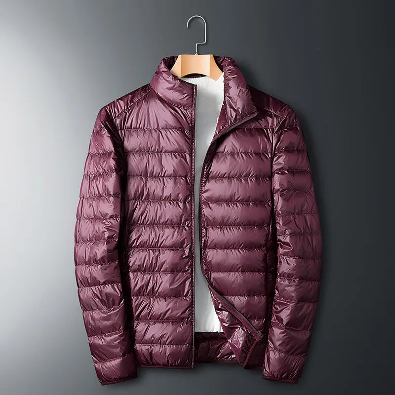 Chaqueta ligera hombre cuello contemporánea cálida resistente versátil elegante - Kalet