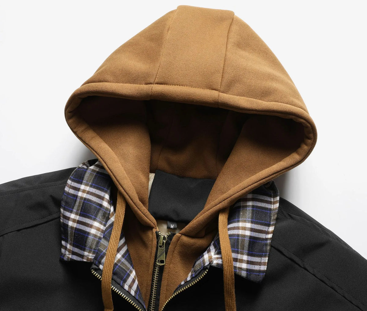 Cazadora bomber masculina acolchada estilo urbano capucha superpuesta - Damián