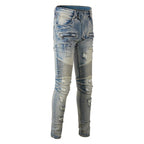 Pantalones vaqueros biker ajustados para hombre - Yrvar
