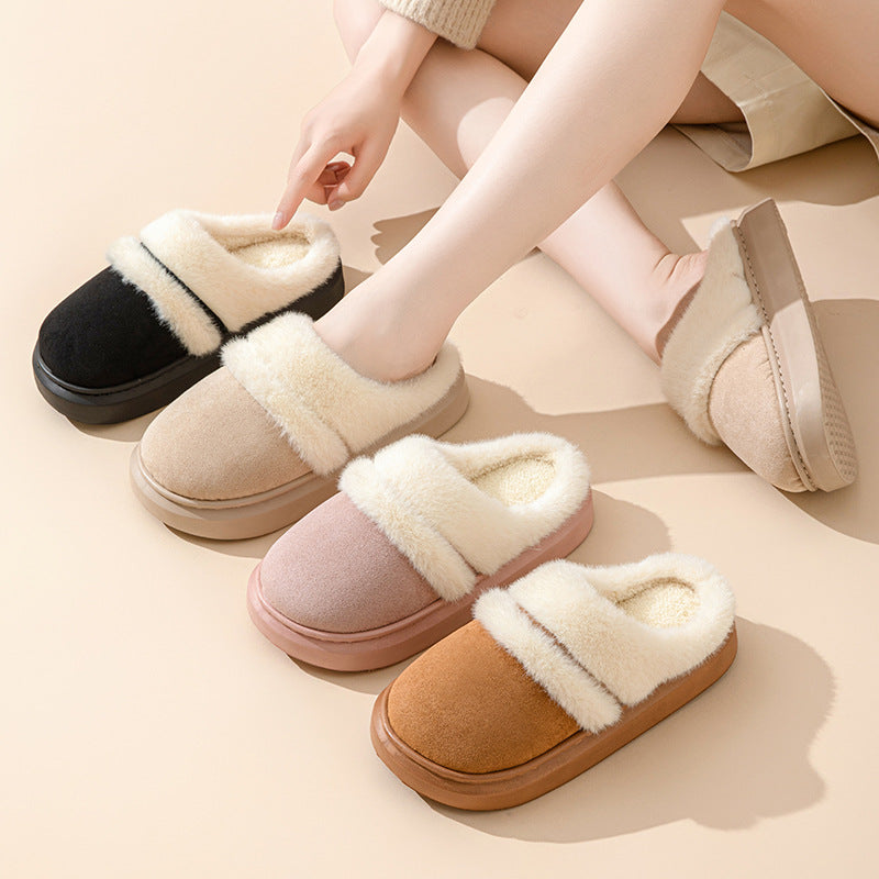 Pantuflas para mujer efecto ante con interior suave - Marlaine