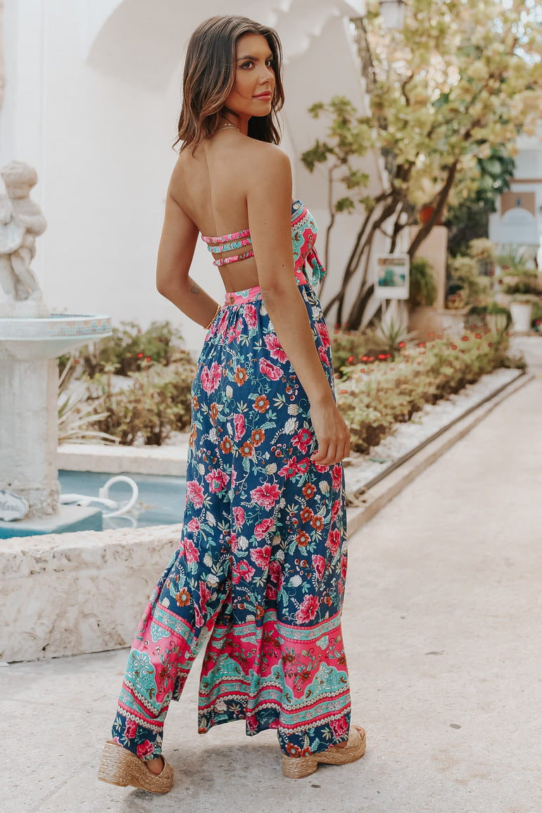 Mono con estampado floral para playa para mujer - Ottilie