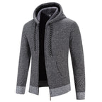 Cárdigan para hombre con capucha y forro interior - Rynor