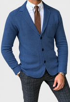 Blazer de punto hombre solapas tres botones - Sverre