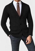 Blazer de punto hombre solapas tres botones - Sverre