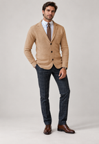 Blazer de punto hombre solapas tres botones - Sverre
