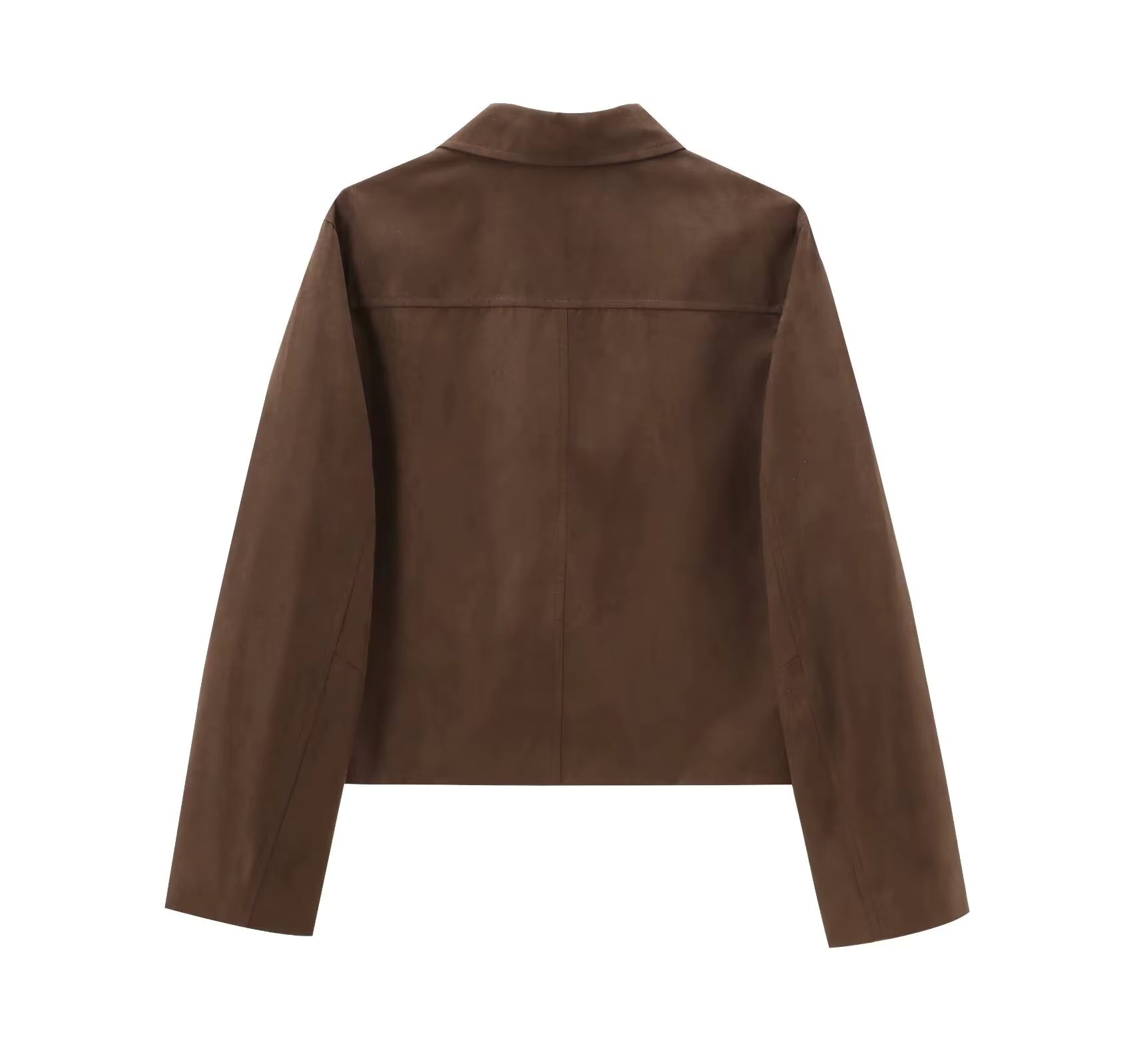 Blazer efecto ante para mujer con botones - Sarah