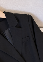 Blazer mujer doble botonadura solapas botones metálicos - Britta