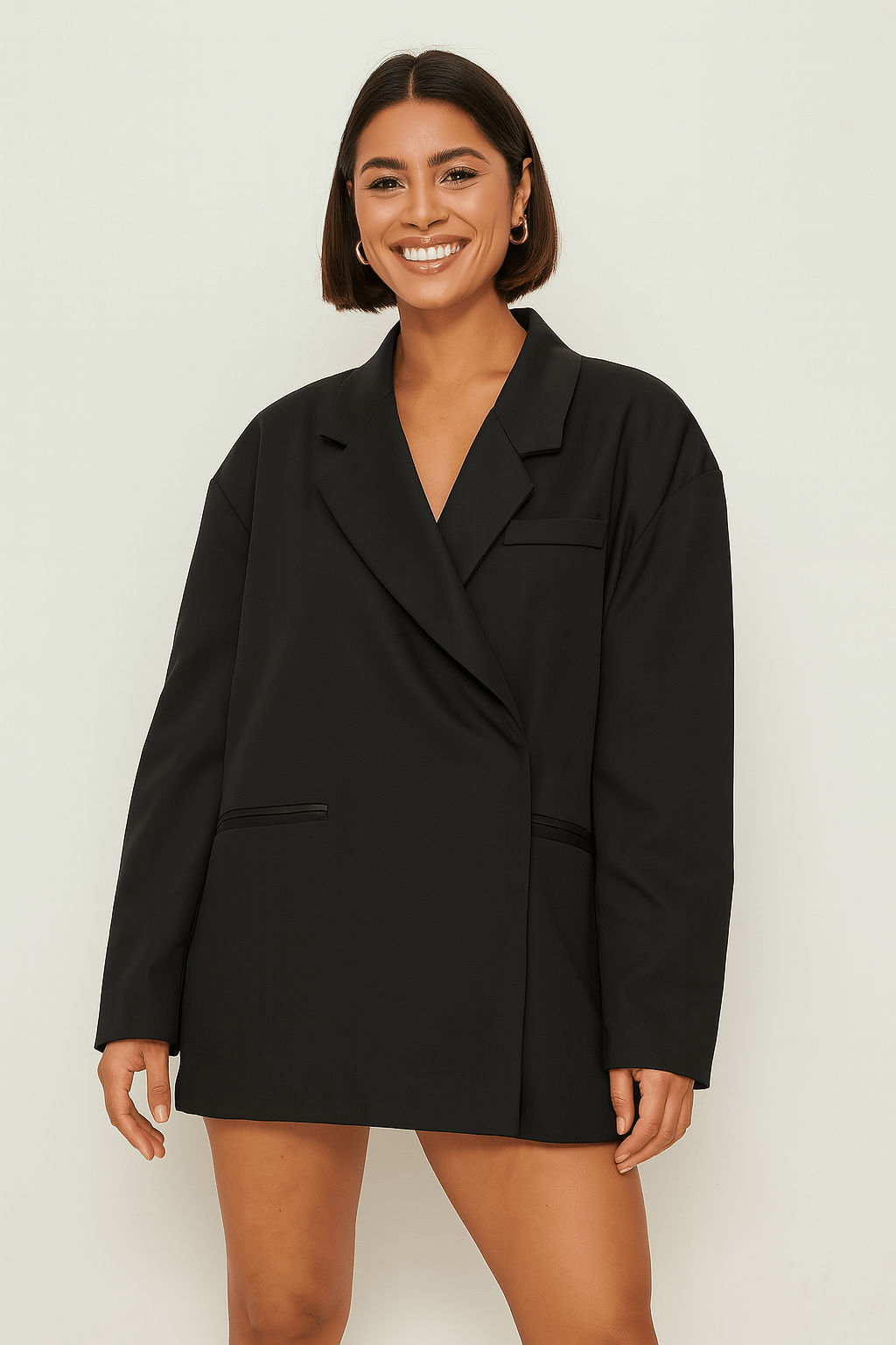 Blazer oversize para mujer con solapas - Maja