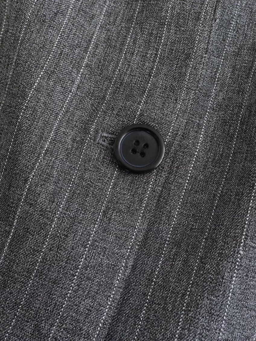 Blazer gris oversize para mujer con dos botones - Jana