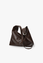 Bolso de hombro mujer efecto piel asas cortas