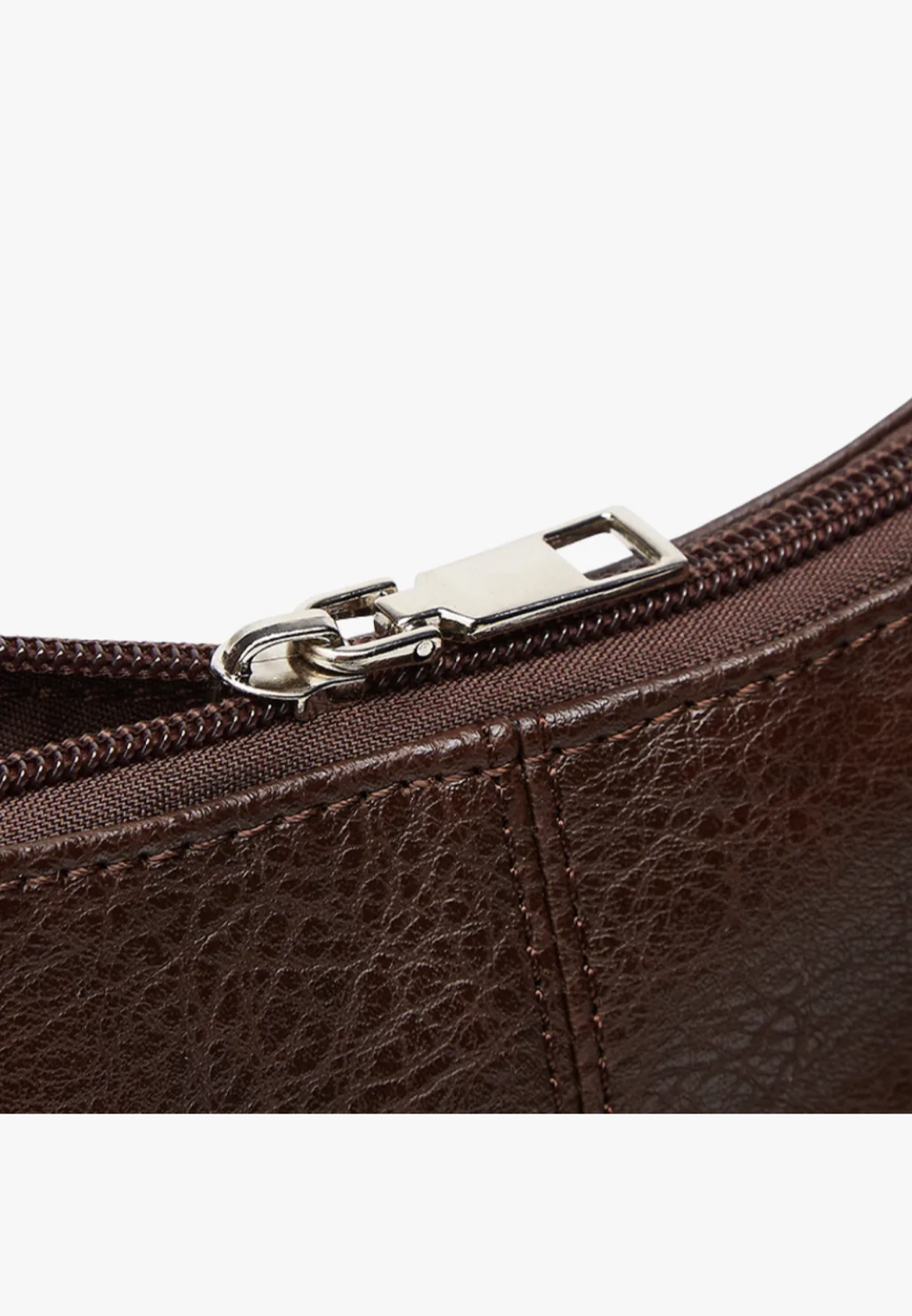 Bolso de hombro mujer efecto piel asas cortas
