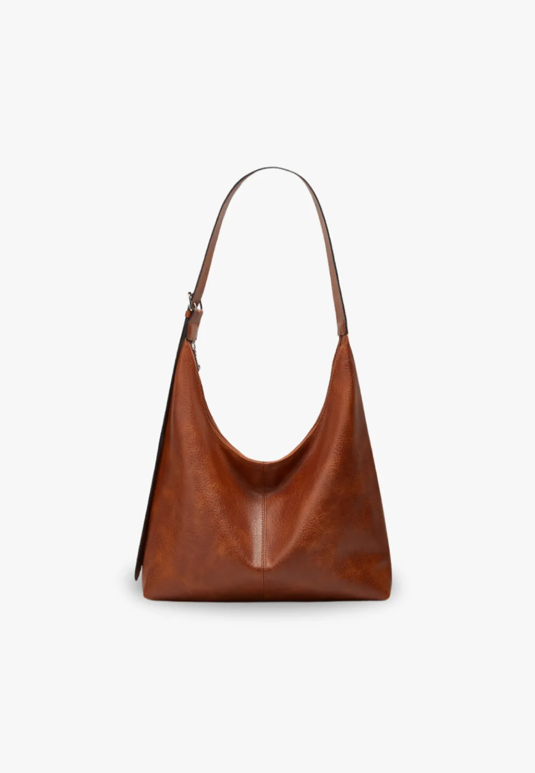Bolso de hombro mujer efecto piel asas cortas