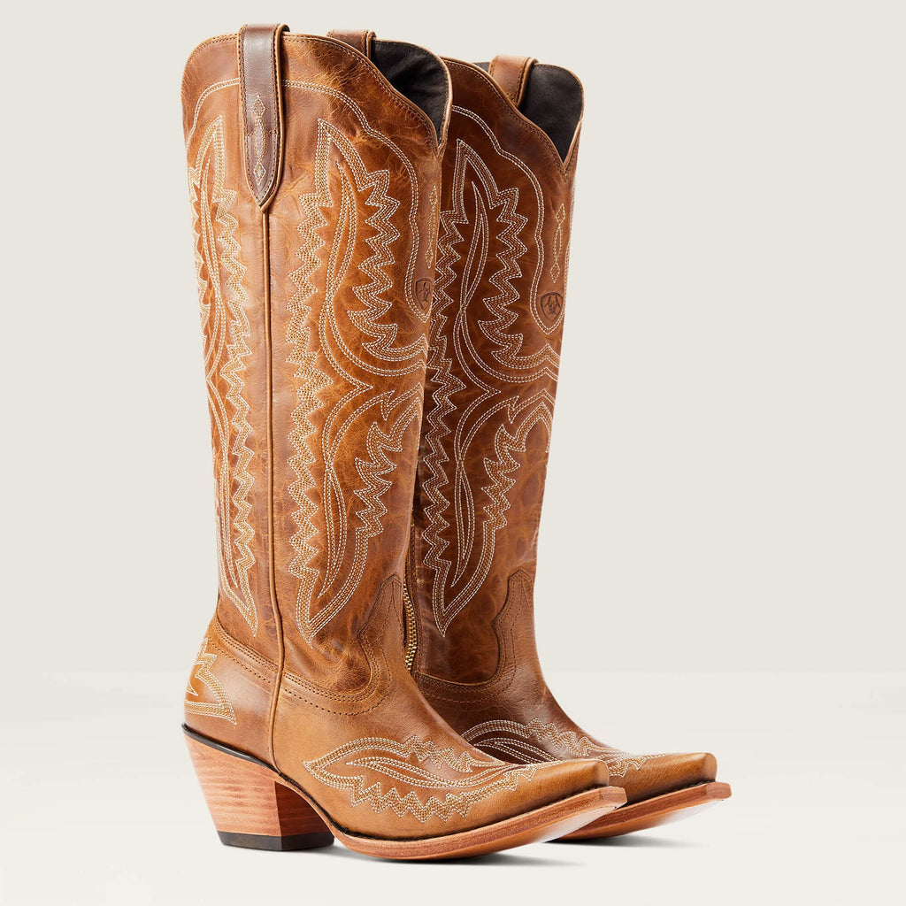 Bota cowboy mujer caña alta bordados - Annelie