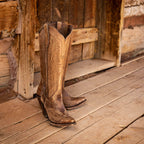 Bota cowboy mujer caña alta bordados - Annelie