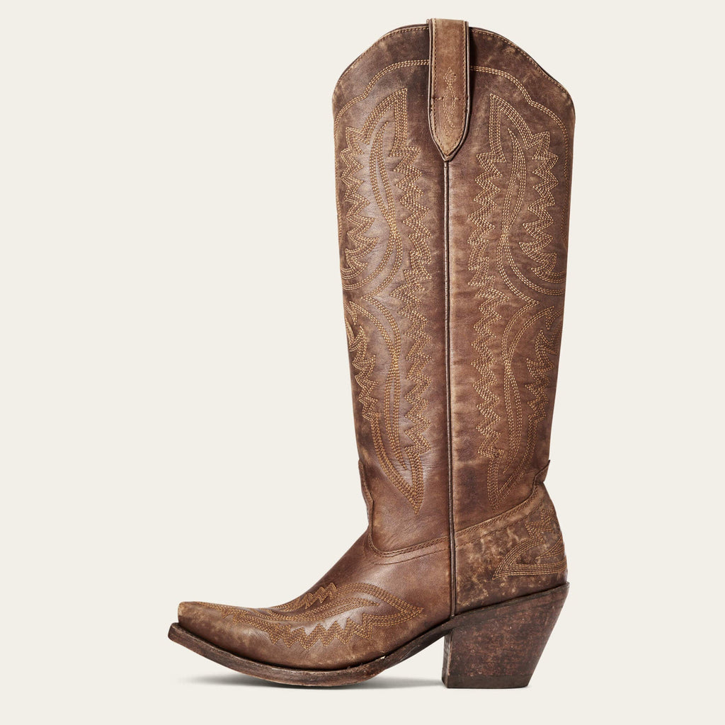 Bota cowboy mujer caña alta bordados - Annelie