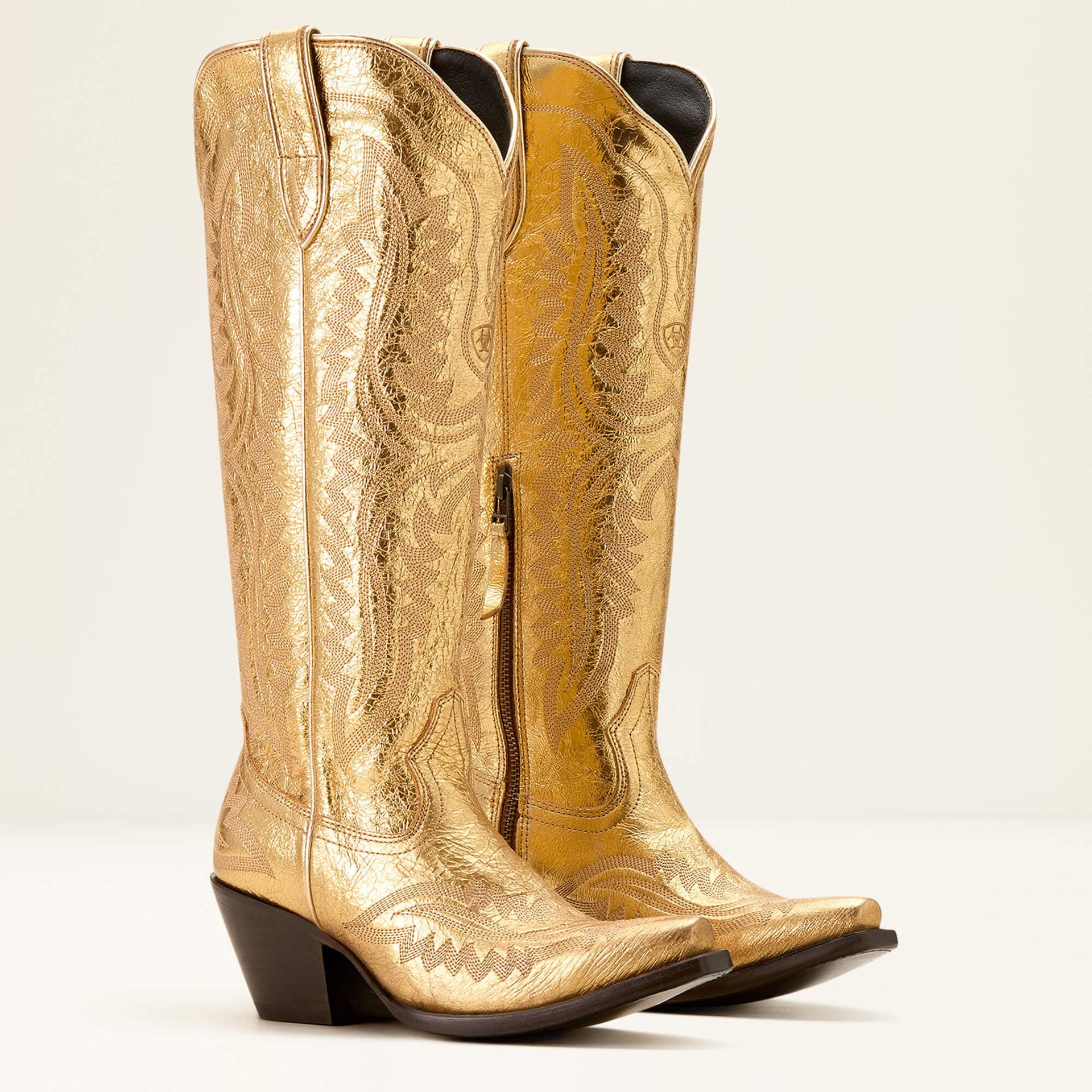Bota cowboy mujer caña alta bordados - Annelie