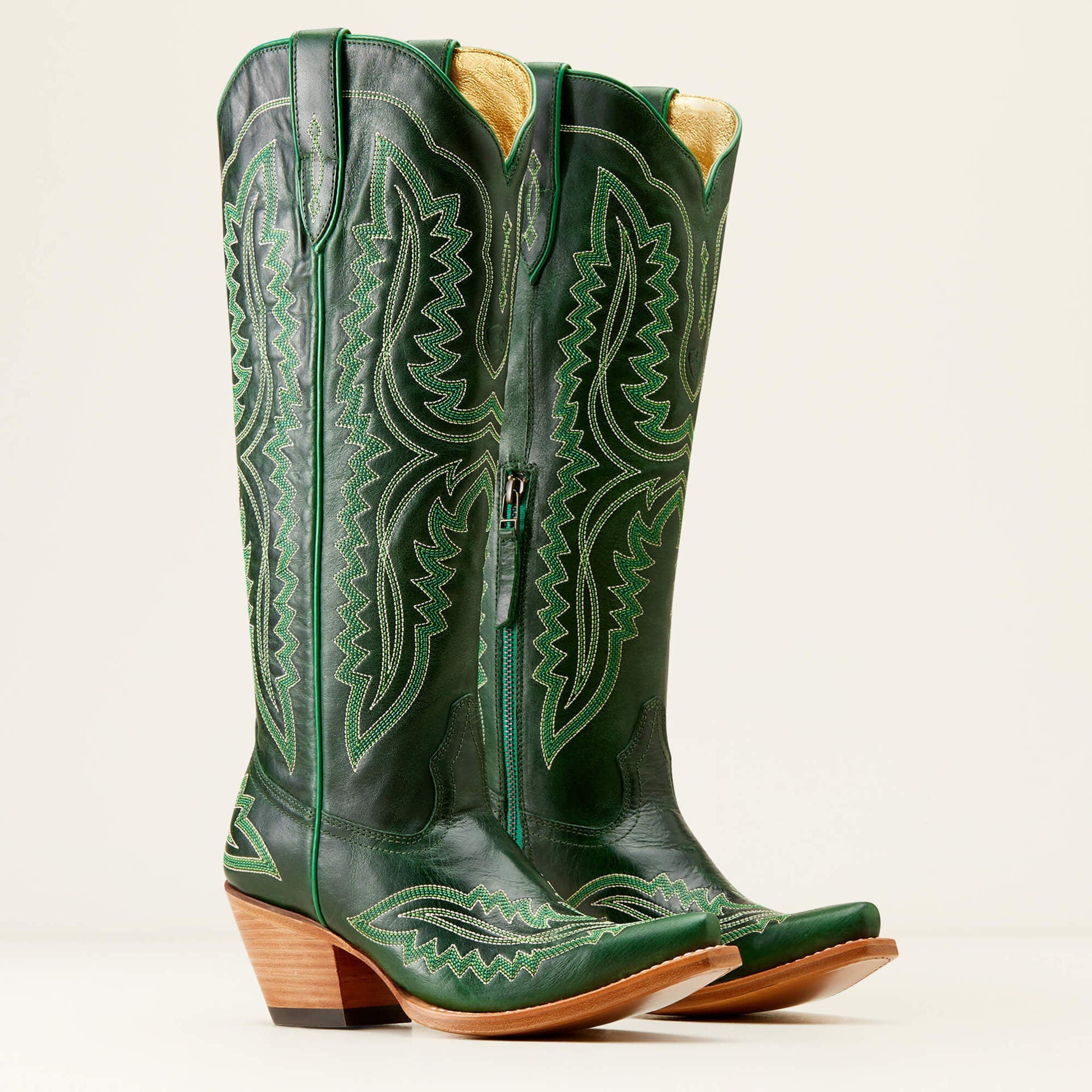 Bota cowboy mujer caña alta bordados - Annelie