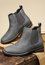 Botas de hombre efecto piel con elásticos laterales - Eirik