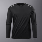 Camiseta deportiva dry fit para hombre manga larga - Hjalmer